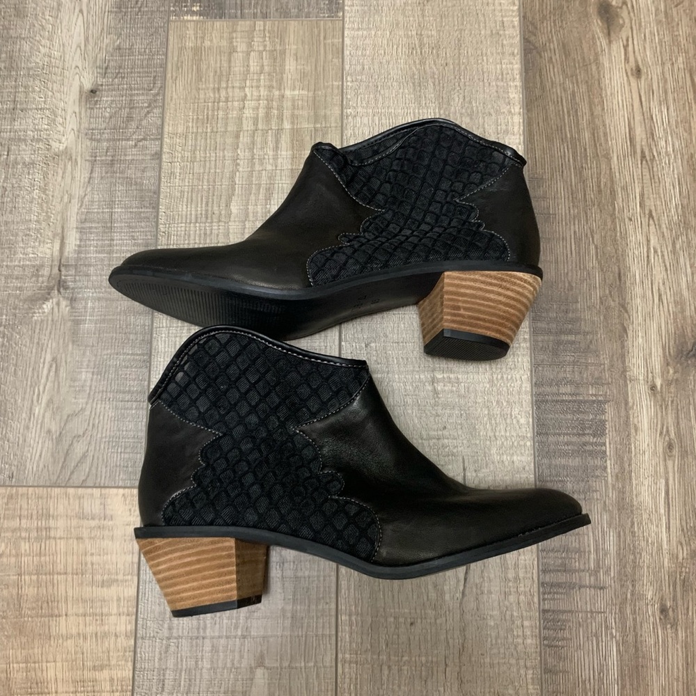KELSI DAGGER BROOKLYN Women's Keenan Ankle Boot Black Size 8.5 Women’s